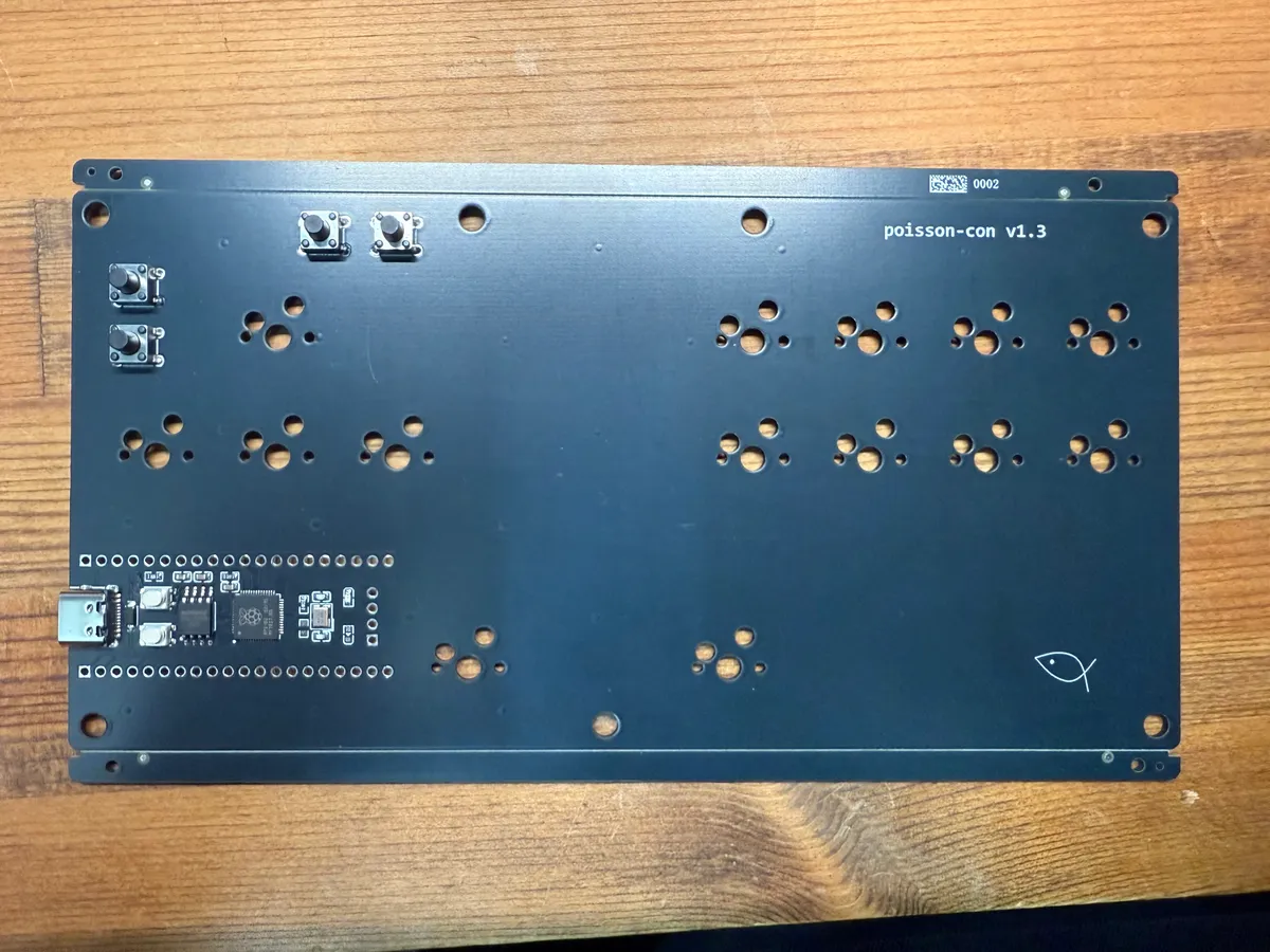 自作基板 poisson-con v1.3